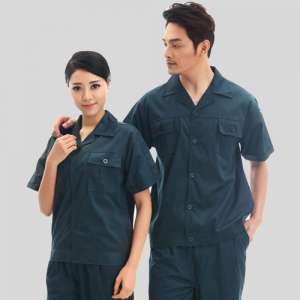 007純材料色款車餐飲間工款式作服